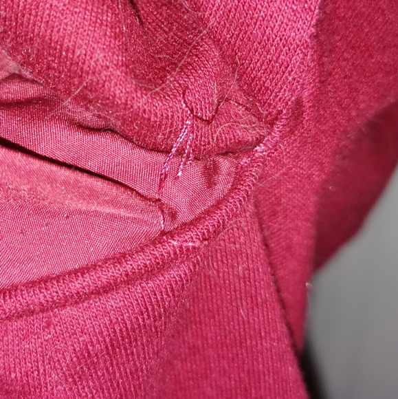 Burgundy Spring Fall light open Coat blazer XXL - Picture 8 of 9